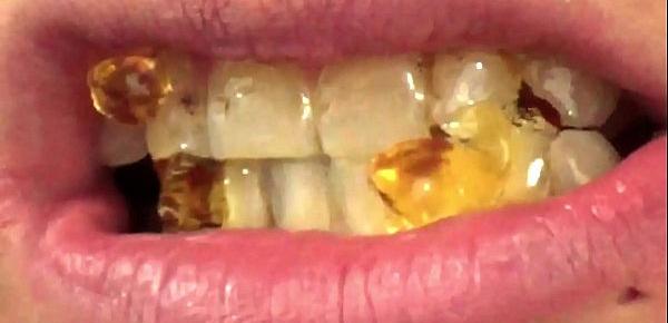  Mouth Vore Close Up Of Fifi Foxx Eating Gummy Bears